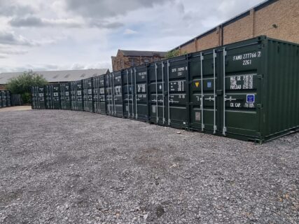 20ft shipping containers available for rent in Batley for secure self-storage